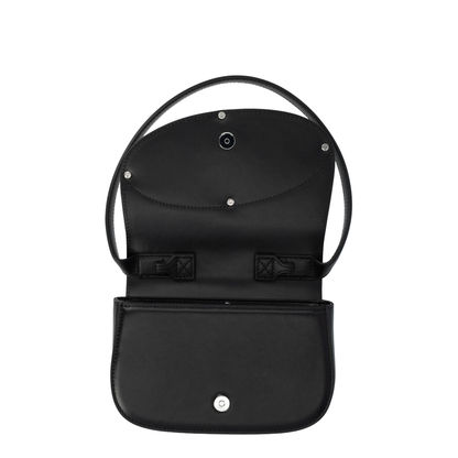 1DR-Iconic Nappa Leather Shoulder Bag - Black - Image 9