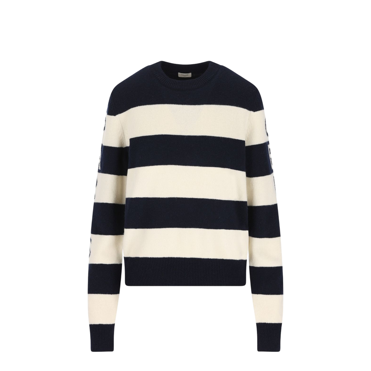 Striped wool sweater - Image 1