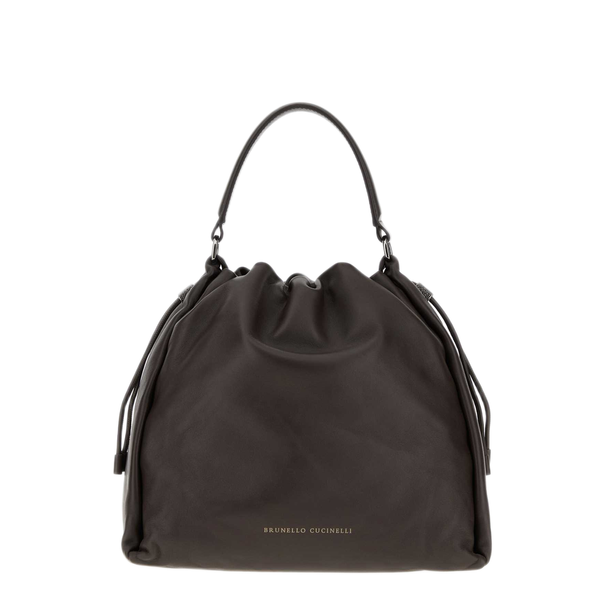 Bucket Mellow Leather Handbag - Image 1