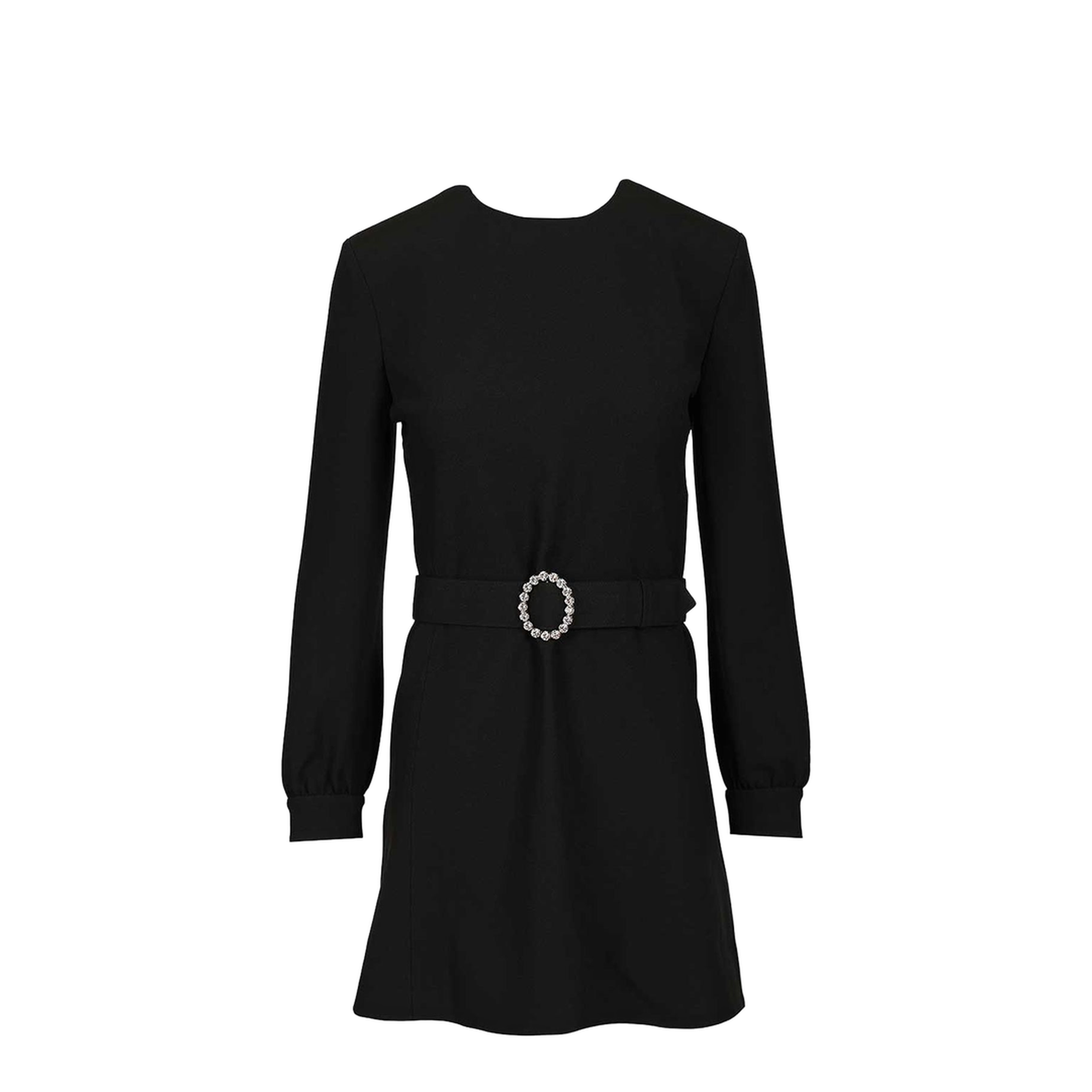 Backless Mini Dress Black - Image 3