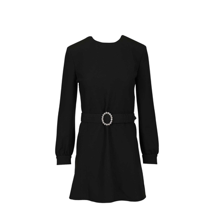 Backless Mini Dress Black - Image 3