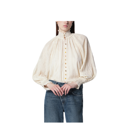 Aster Blouse in Cream - Image 1