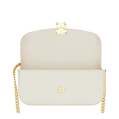 Small Skull Flower Bag in Ivory - Image 3