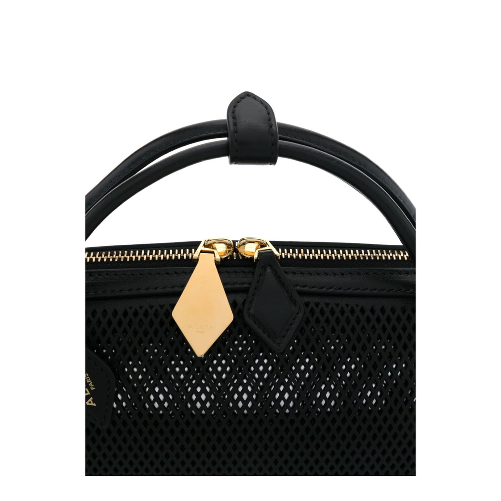 Black Perforated Le Teckel Bag - Image 3