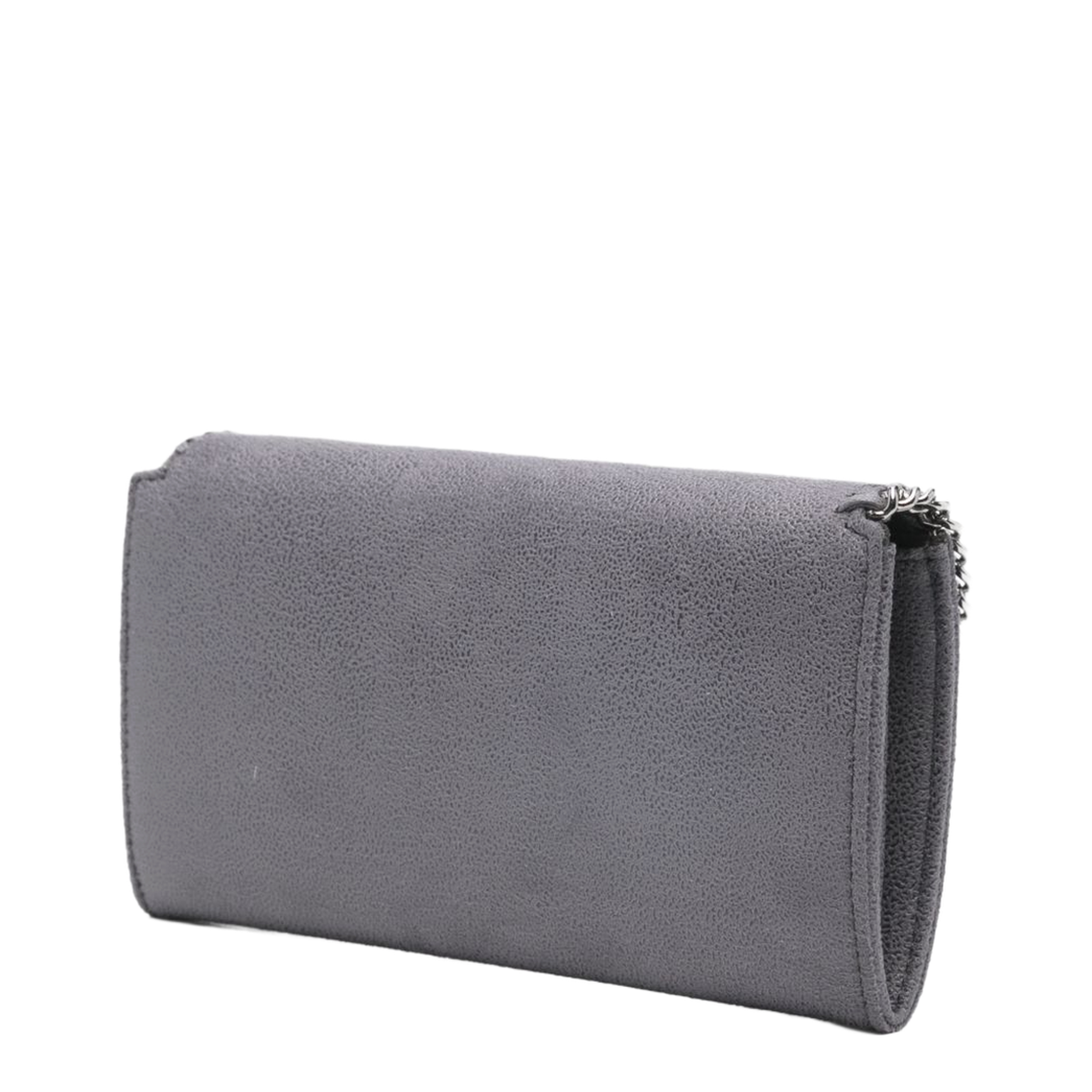 Falabella Shaggy Deer Wallet-On-Chain Crossbody - Grey - Image 5