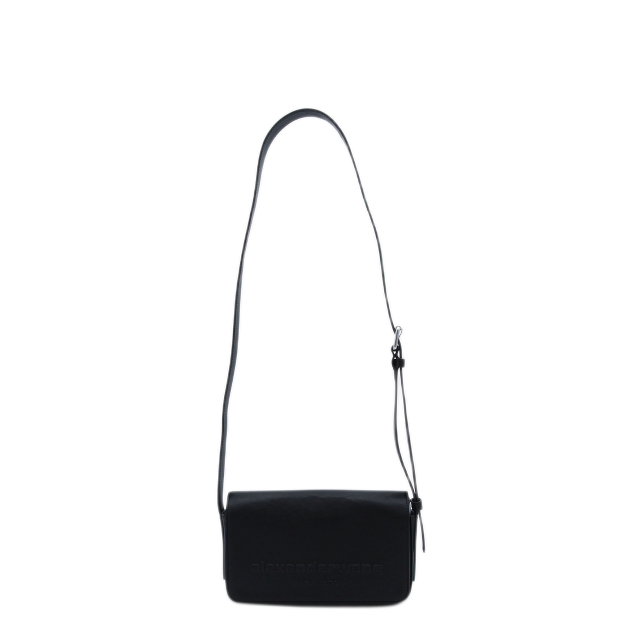 Punch Calfskin Crossbody - Black - Image 8