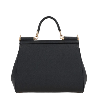 Large Sicily Handbag in Black - Image 4