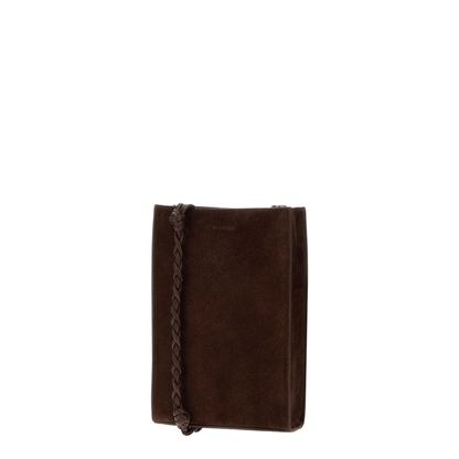 Brown Suede Small Tangle Shoulder Bag - Image 2