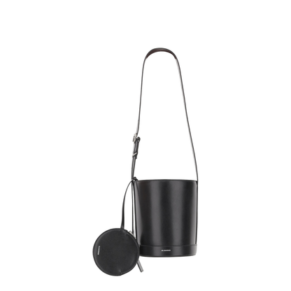Cannolo Bucket Leather Shoulder Bag - Image 1