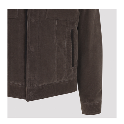 900 Wale Cord Sherling Collar Trucker - Image 5