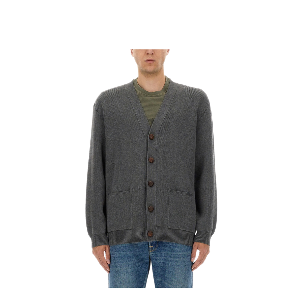 Melange Cotton Cardigan - Image 2