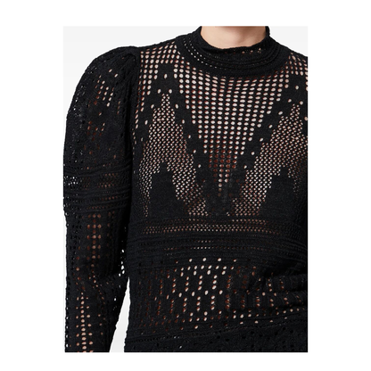 Dahara Openwork Cotton Sweater - Image 4