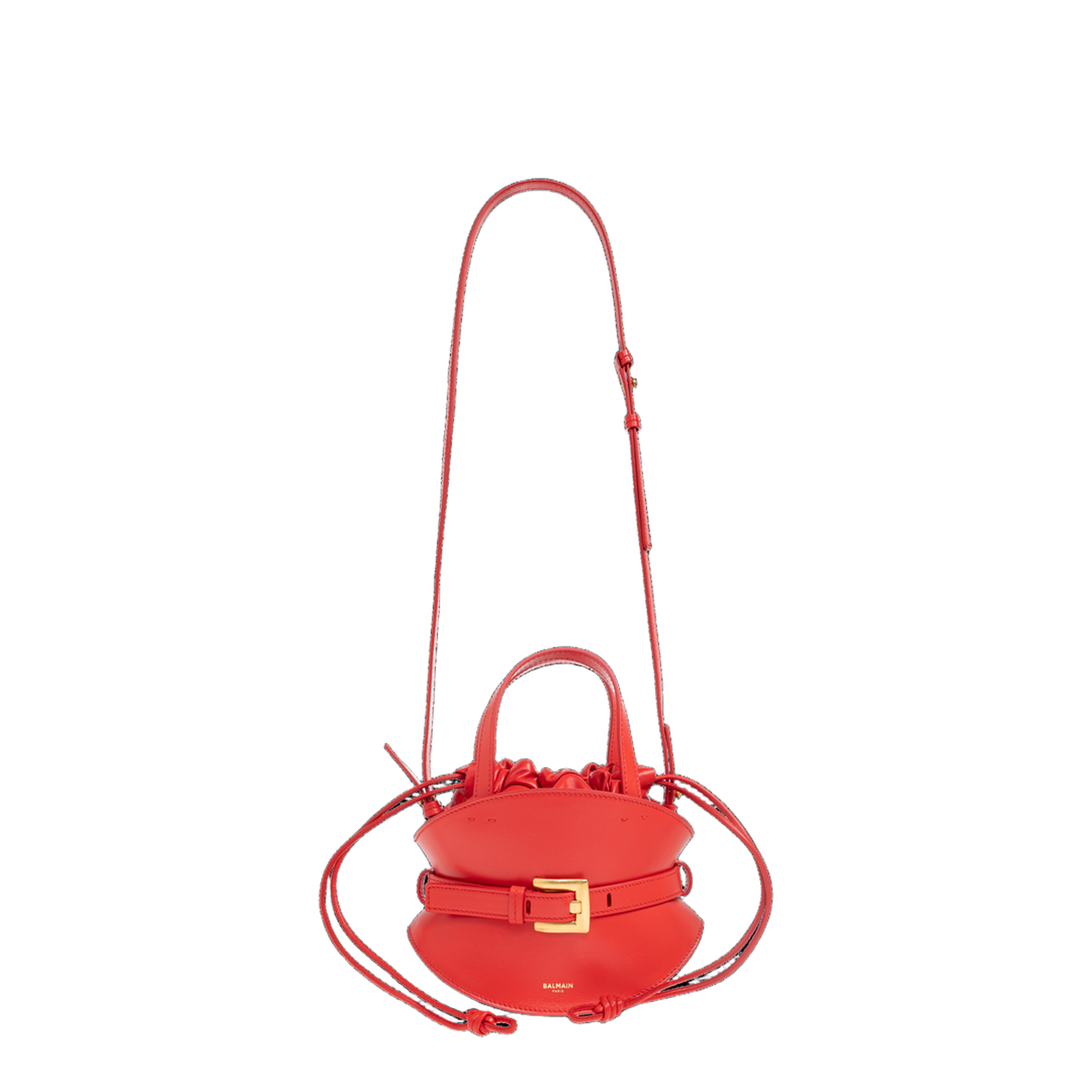 Shuffle Mini Shoulder Bag Leather Red - Image 3