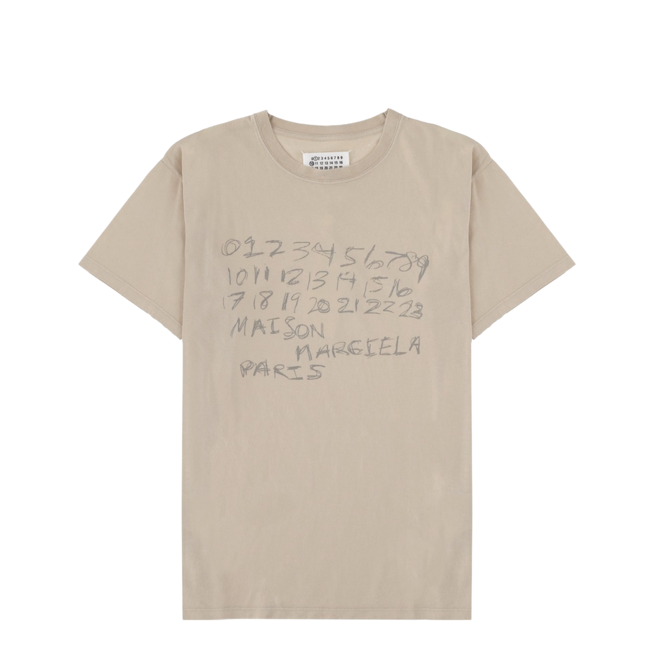 Numeric Sand-Coloured Cotton T-Shirt - Image 1