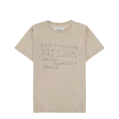Numeric Sand-Coloured Cotton T-Shirt - Image 1