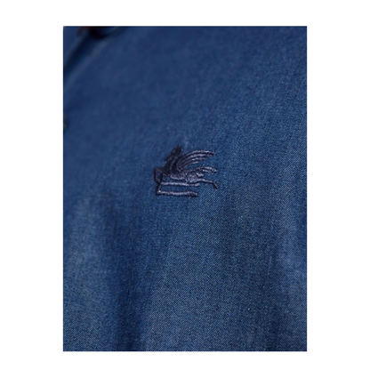 Embroidered Logo Cotton Shirt - Image 5