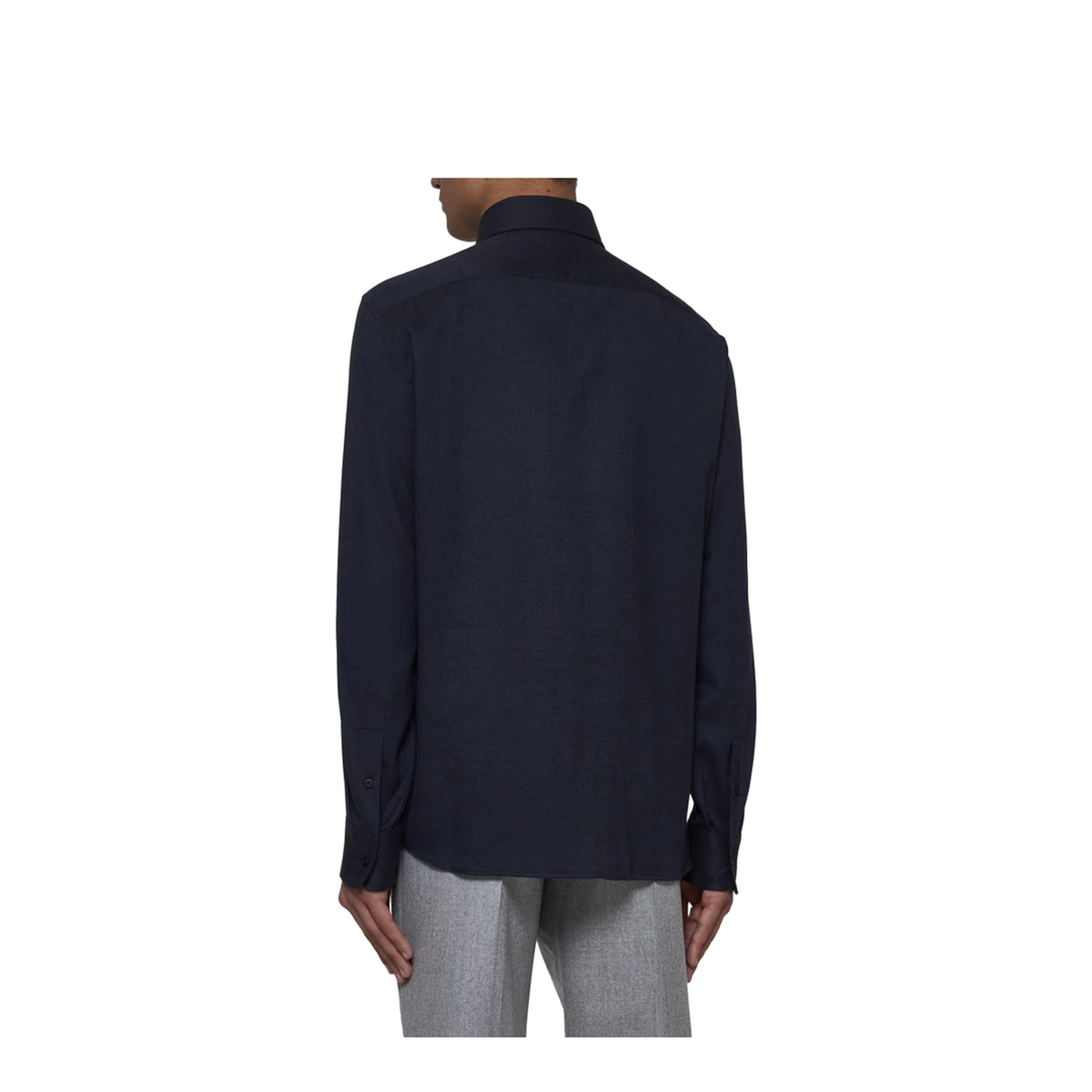 Stretch Flannel Slim Fit Shirt - Image 4