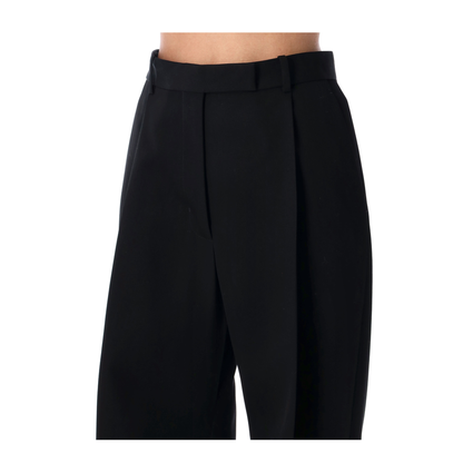 Sharp Wool Pants with Pleats - Image 3