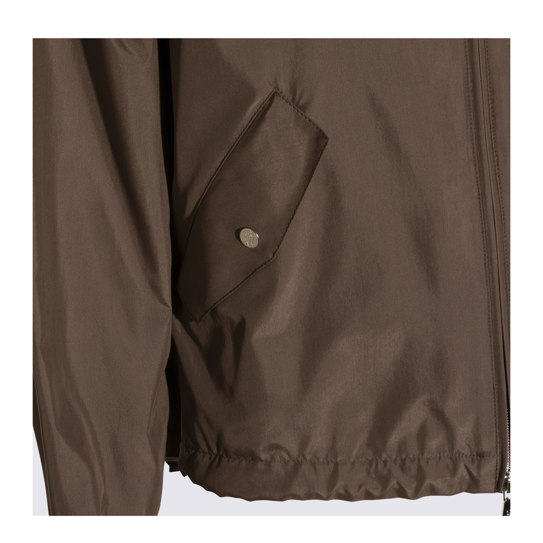 Unlined Jacket in Membrane Silk - Image 6