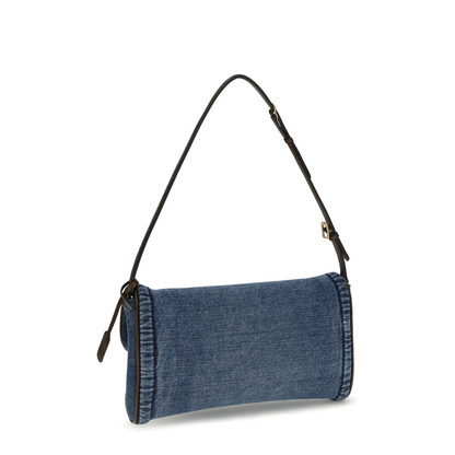 Small Shoulder Bag in Denim - Image 3