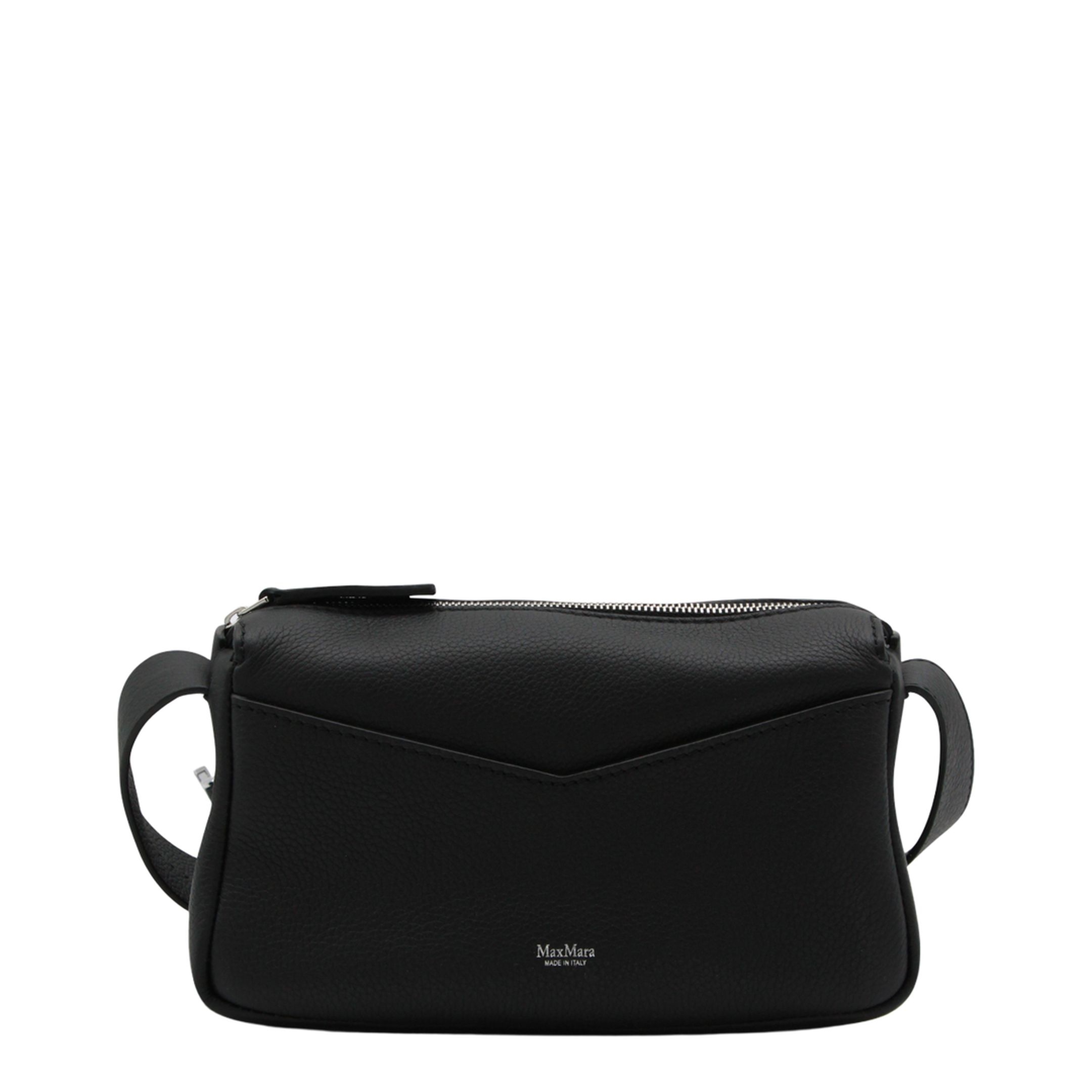 Skipper Bag Small Calfskin Shoulder Bag - Black - Image 1