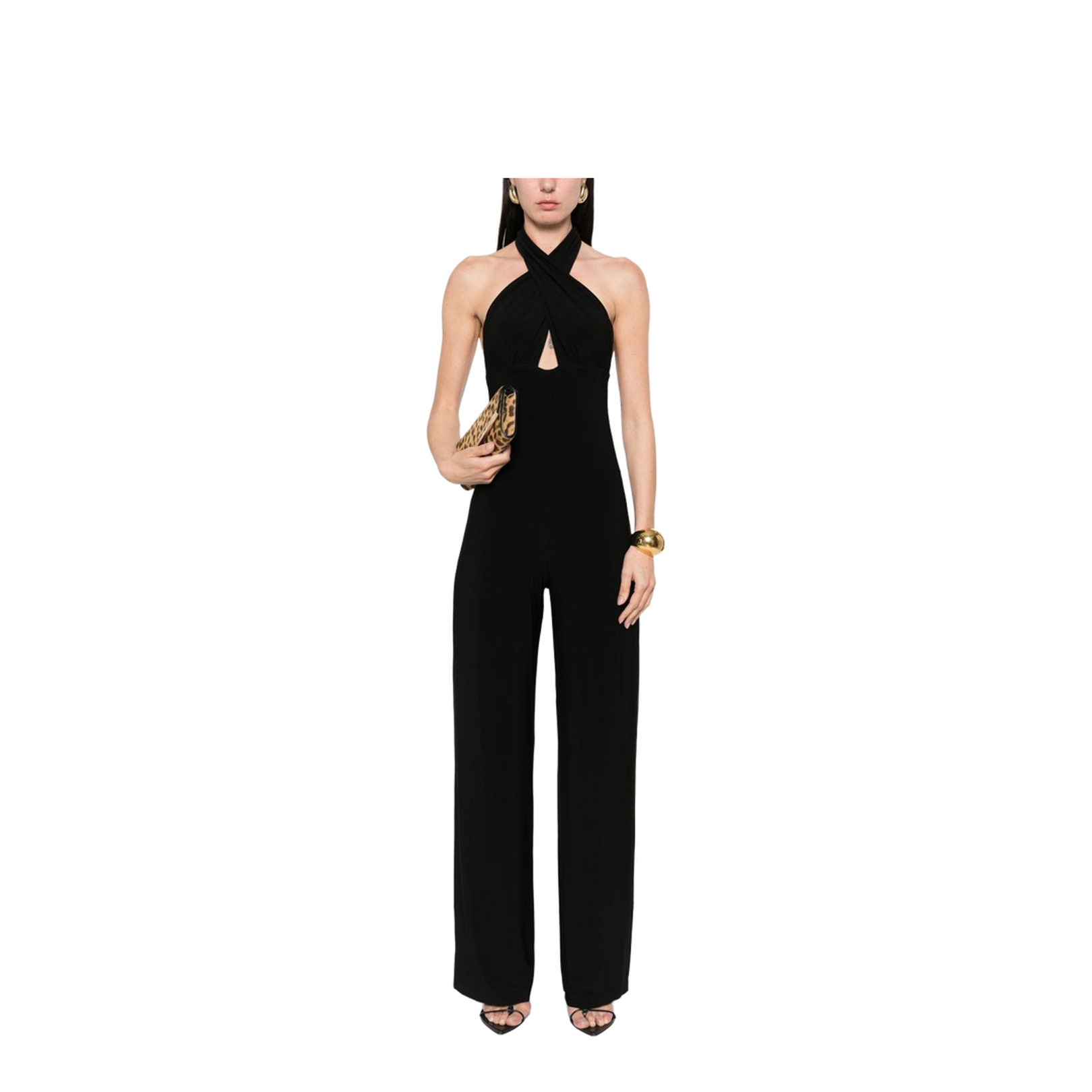 Sleeveless Long Jumpsuit - Image 3