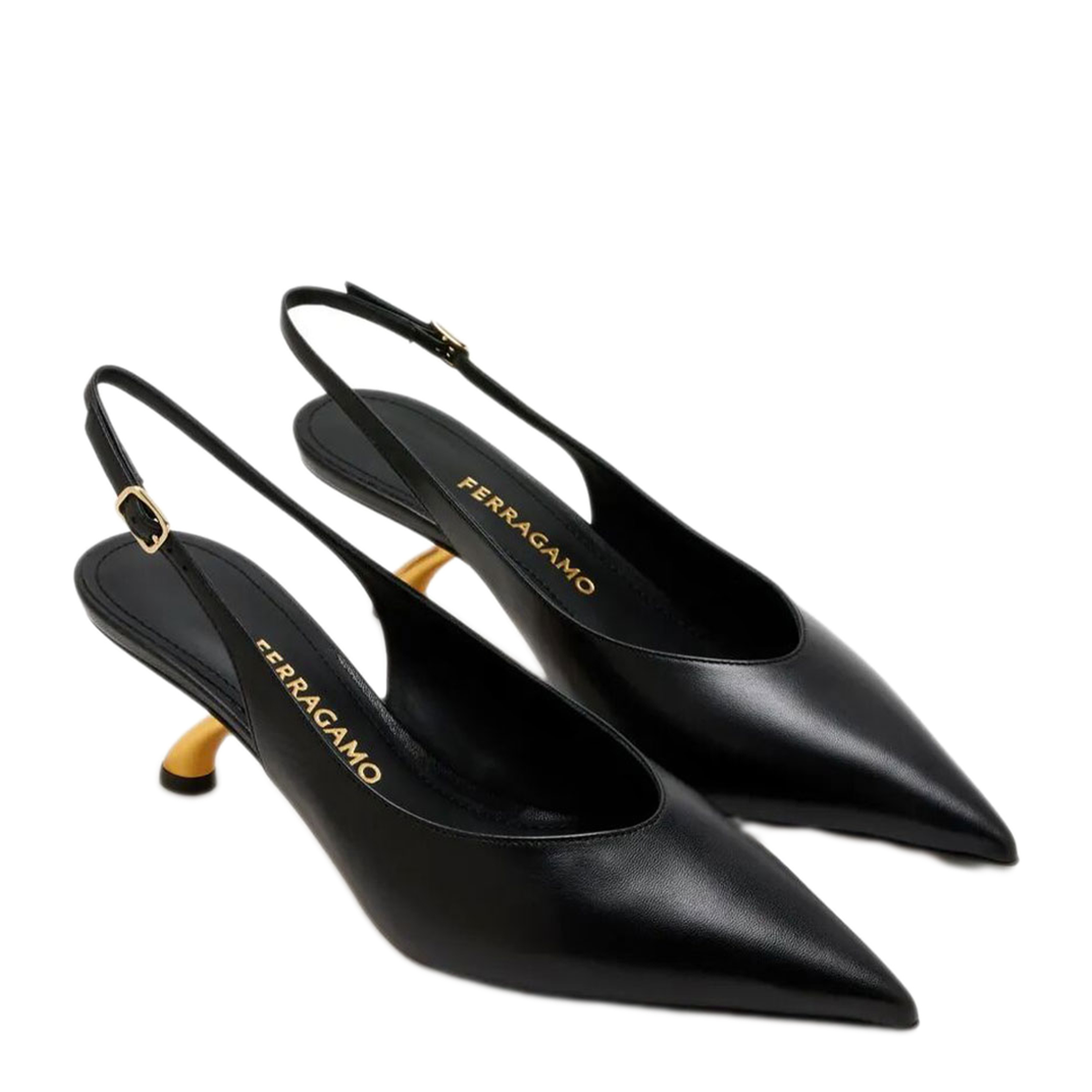 CLEYA 55 S-SHAPED LEATHER SLINGBACK - Image 2