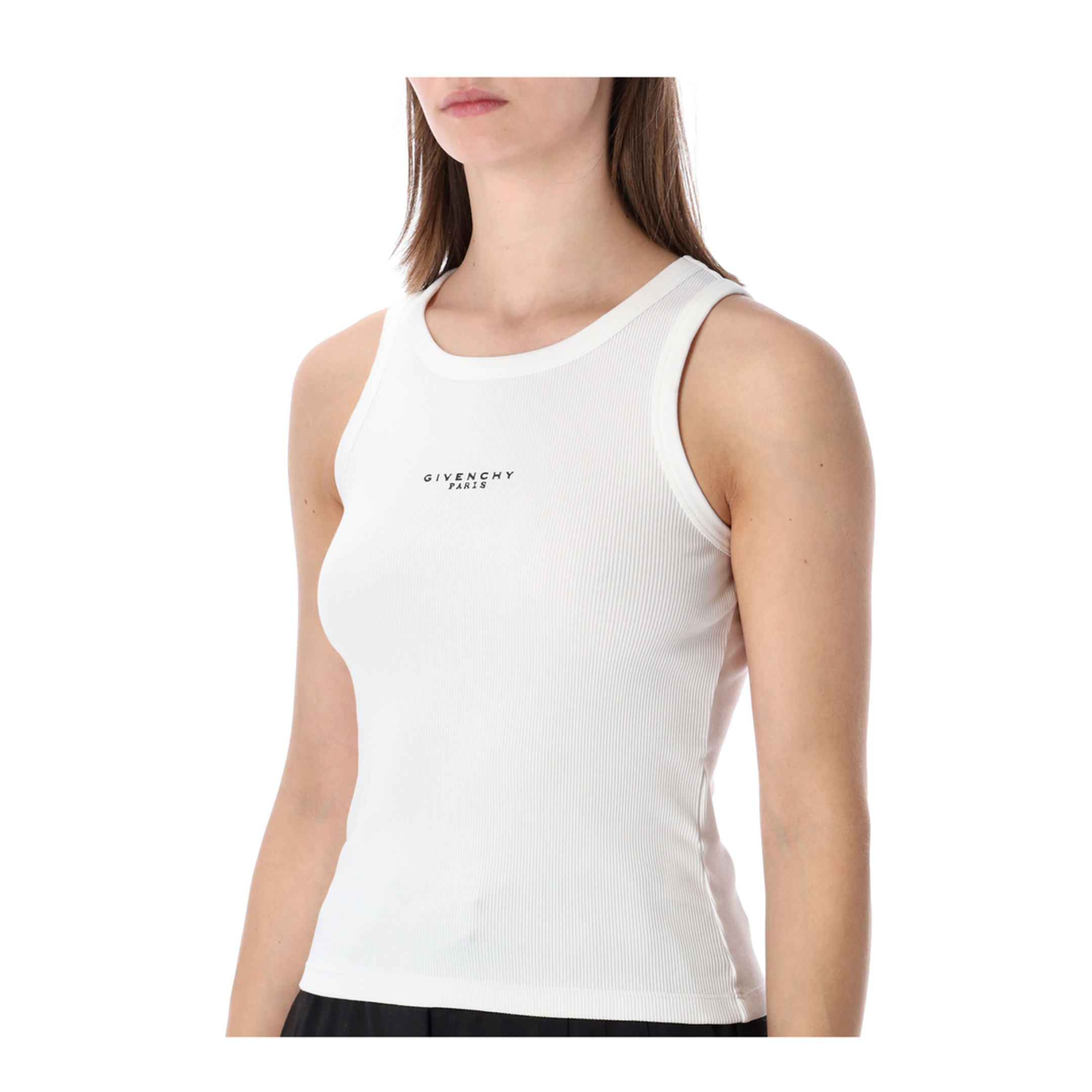 Logo Ribbed Tank Top - Image 3