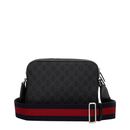 GG Black Small Leather Crossbody Bags - Black - Image 4