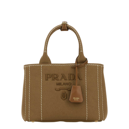 Camel Canvas Handbag - Image 3