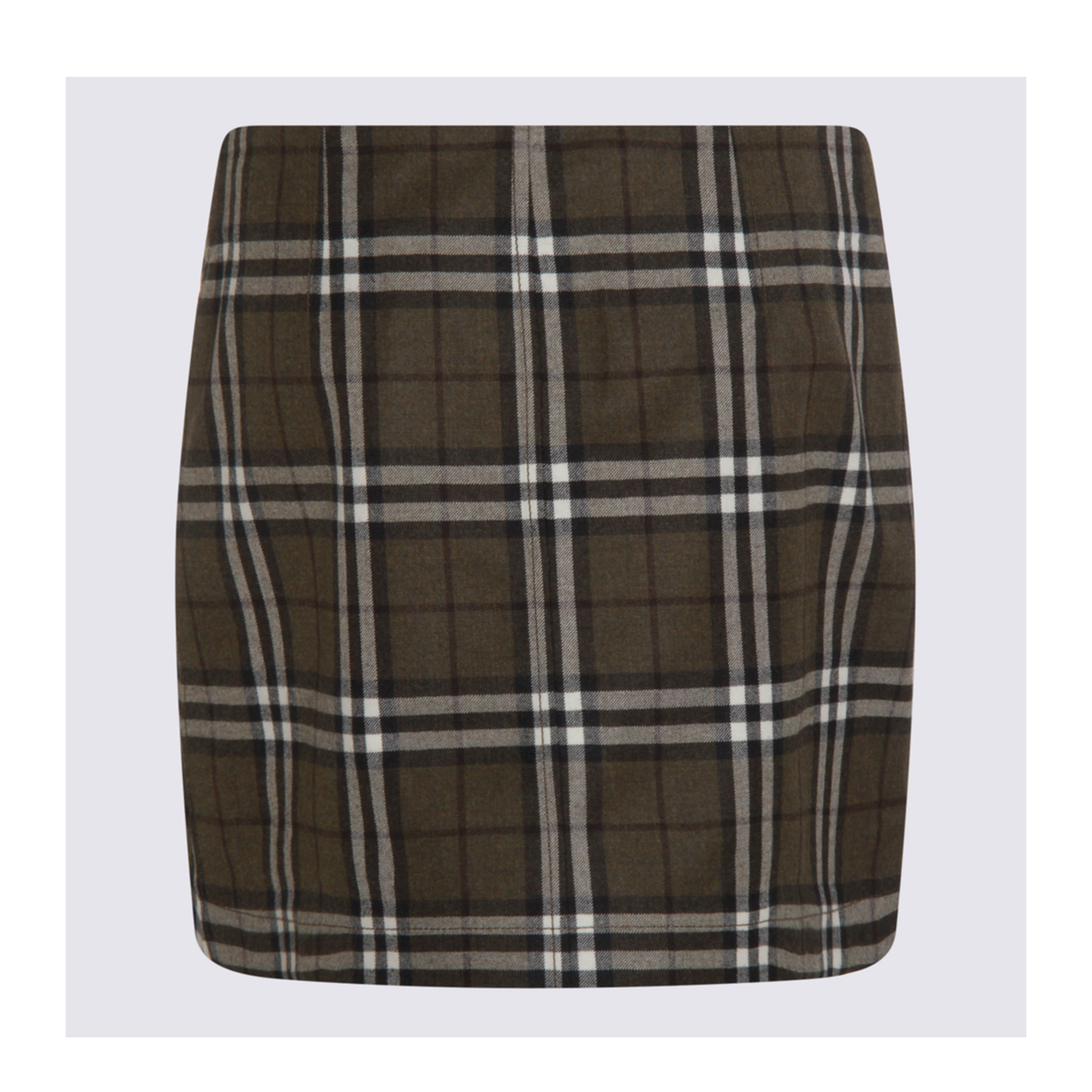 Green Check Miniskirt - Image 4