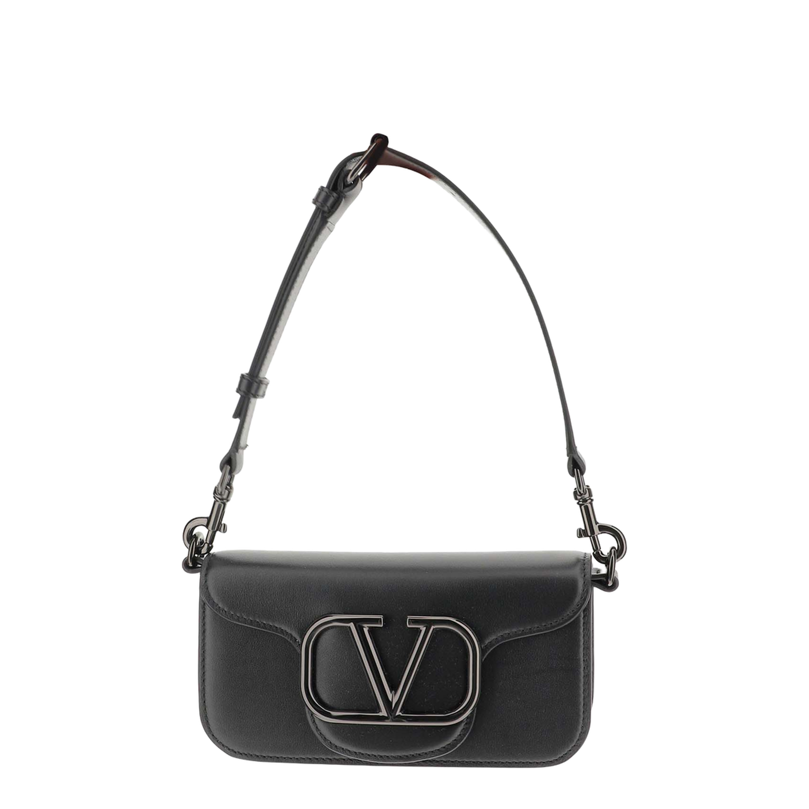 Black Leather Locò Shoulder Bag - Image 3