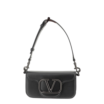 Black Leather Locò Shoulder Bag - Image 3