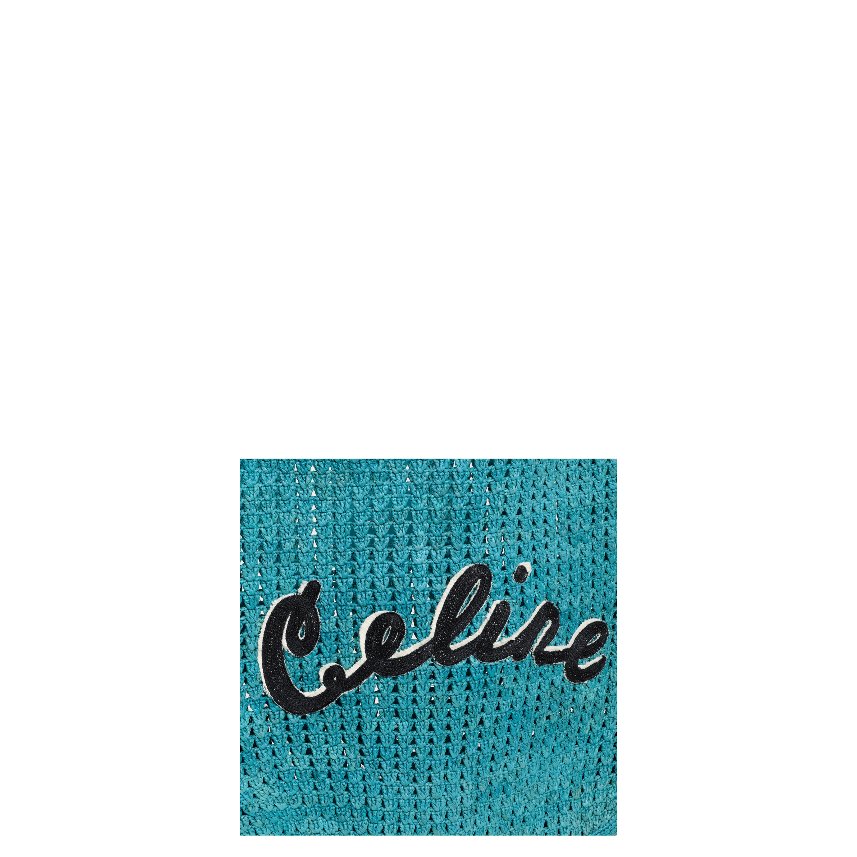 Hobo Bag Raffia Blue - Image 5