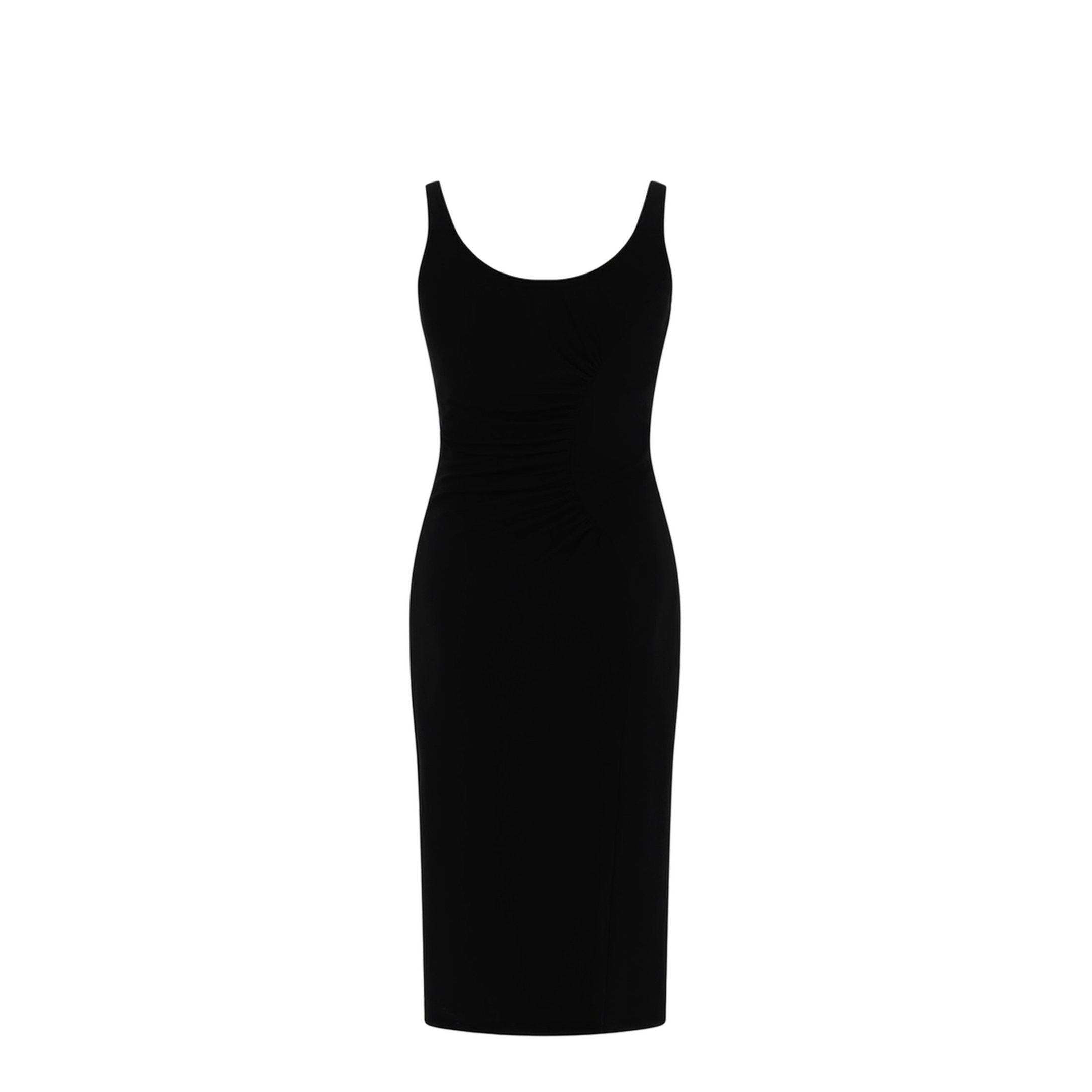 Draped Dress Black - Image 3