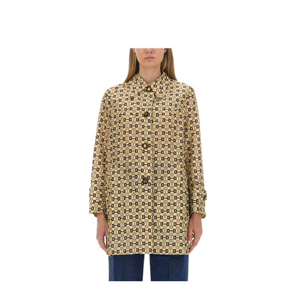 Horsebit Print Coat - Image 1