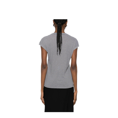 Striped Viscose T-Shirt - Image 4