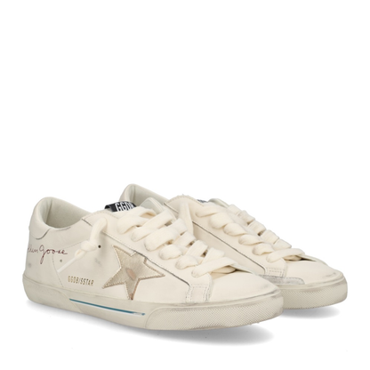 Super-Star Nappa Leather Sneakers with Laminated Leather Star - Image 2
