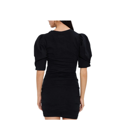 MylDA Cotton Dress with Gathered Details - Image 3