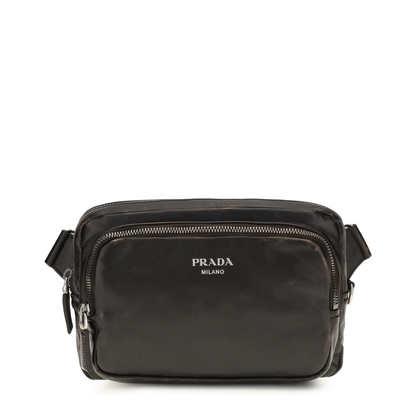 Shoulder Bag in Aged-Effect Nappa Leather - Image 1