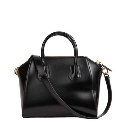 Antigona Medium Handbag Calf Leather Black - Image 3
