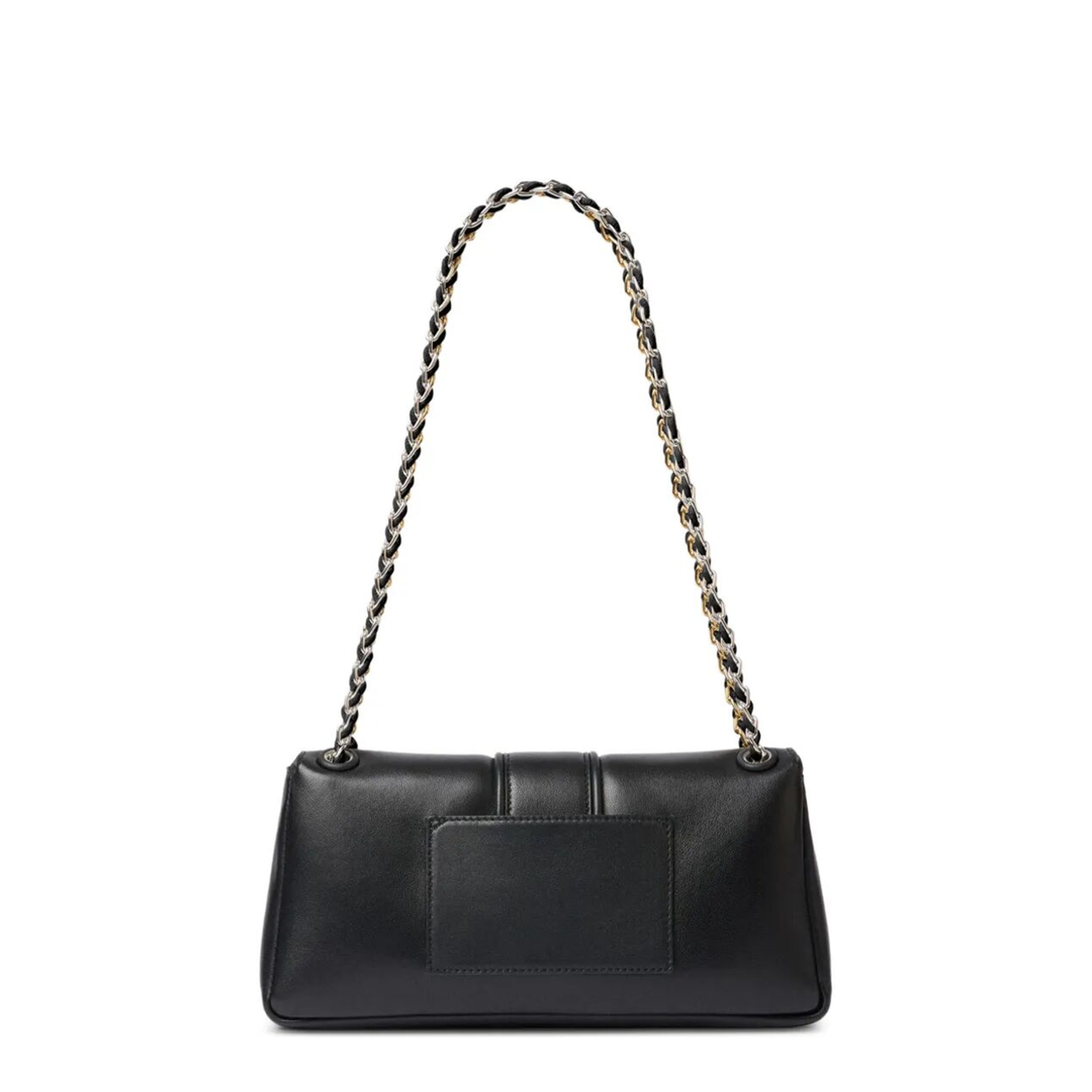 Lamb Leather Shoulder Bag - Black - Image 3