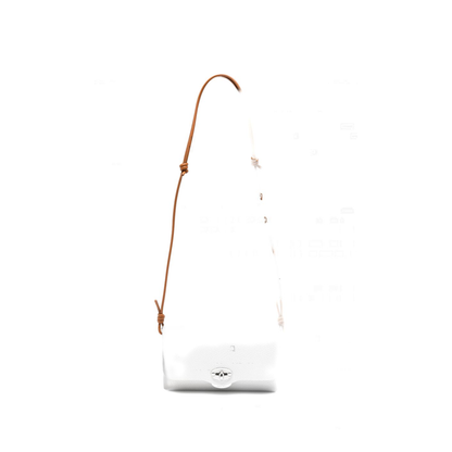 Lettera Daily Small Calf Leather Top-Handle Bag - Pearl / Light Grey - Image 1