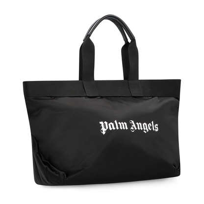 Nylon Classic Logo Large Tote Bag Black - Image 3