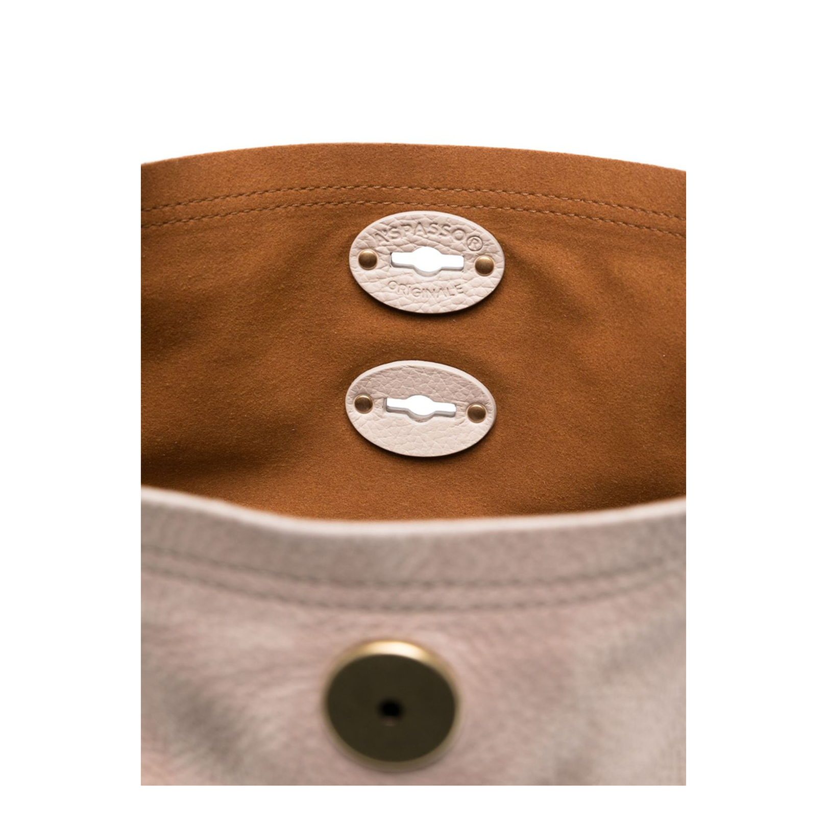 Suede Leather Handbag - Image 2