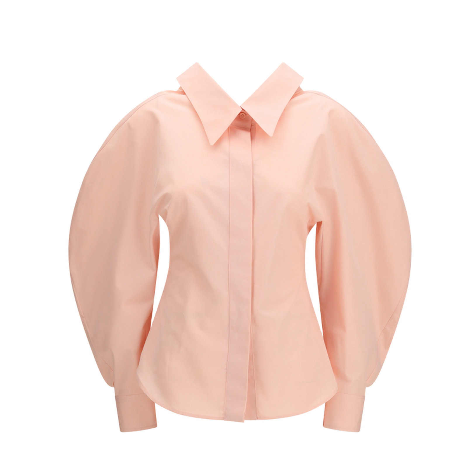 Cut-out Cotton Poplin Shirt