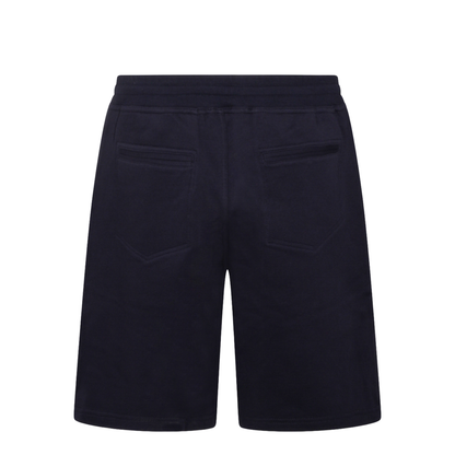 Techno Cotton Fleece Bermuda Shorts Black - Image 3