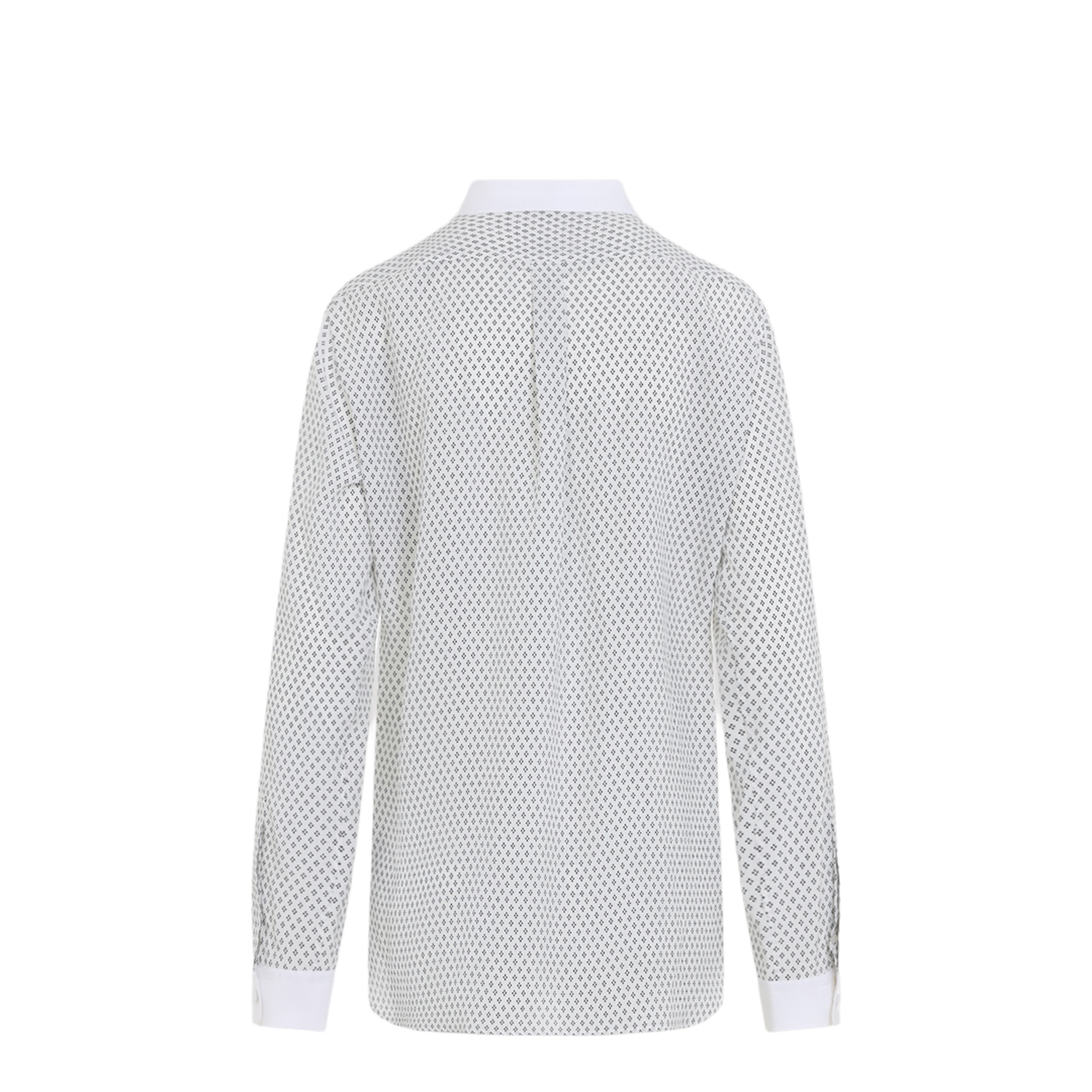 Multi Argyle Printed Silk Shirt - Image 4