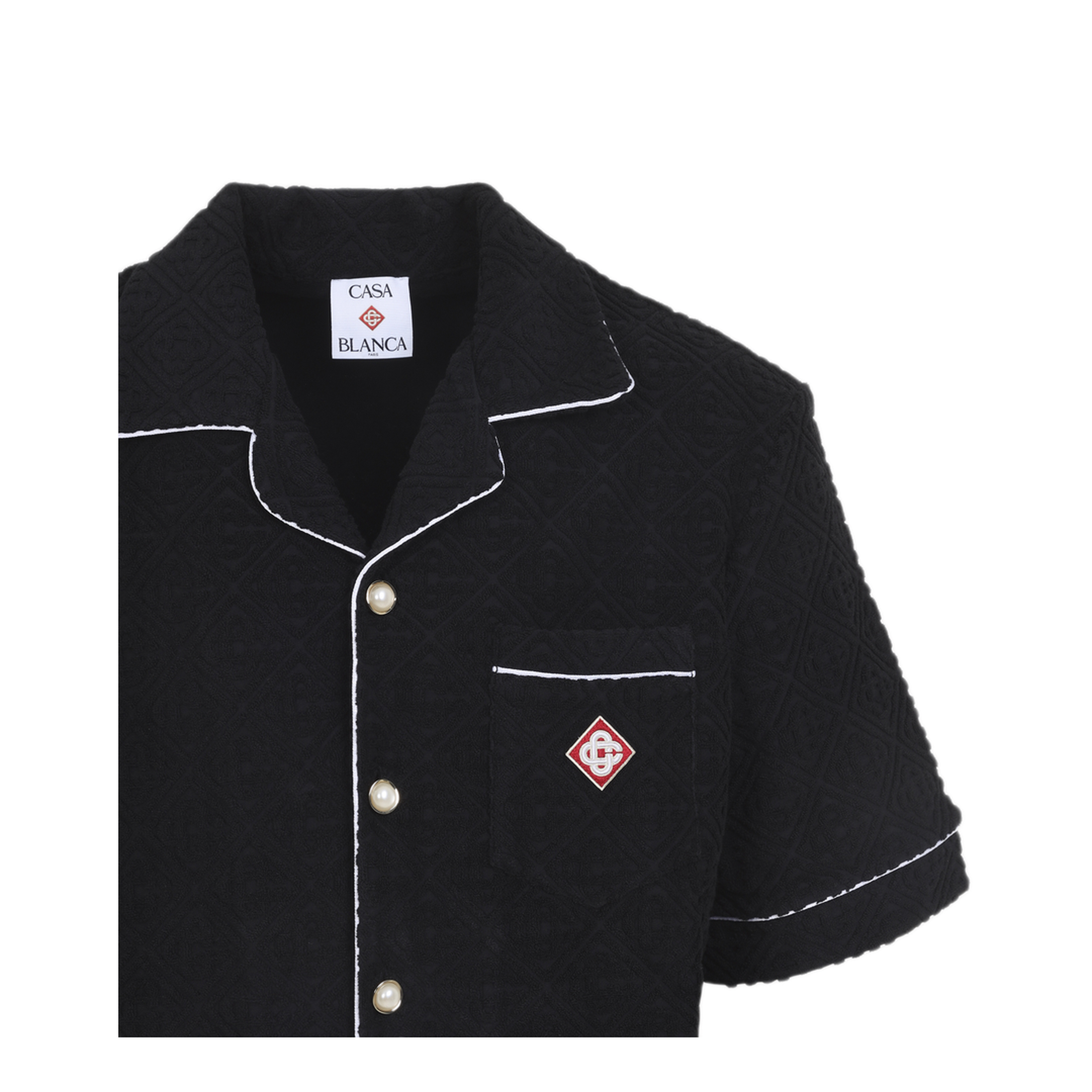 Towelling Monogram Shirt - Image 5