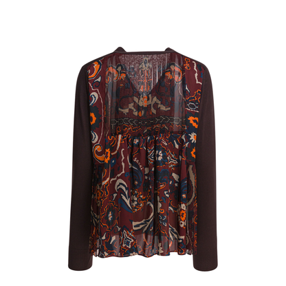 Cardigan With Floral Print - Image 2